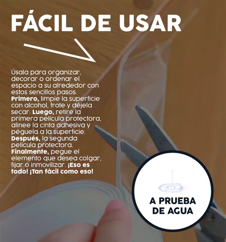 CINTA MÁGICA DOBLE CONTACTO 3 MTS.